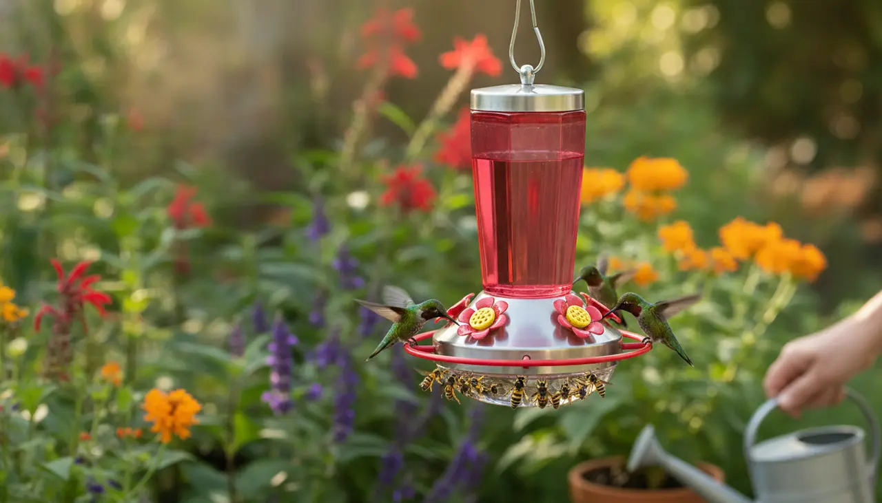 How to Stop Bees from Taking Over Your Feeder: A Parent’s Guide to a Bee-Proof Backyard visual summary