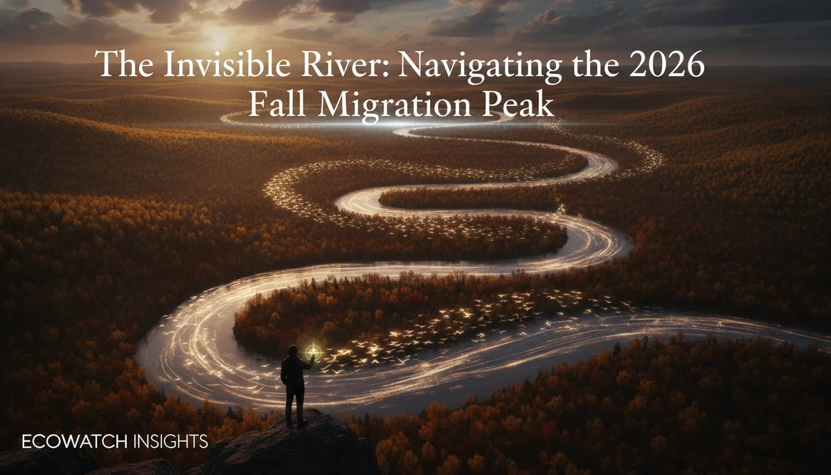 The Invisible River: Navigating the 2026 Fall Migration Peak visual summary